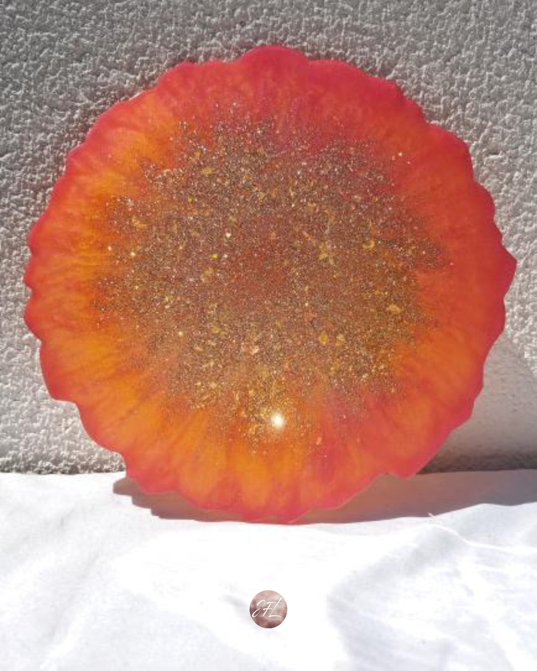 Plateau Orange & Or