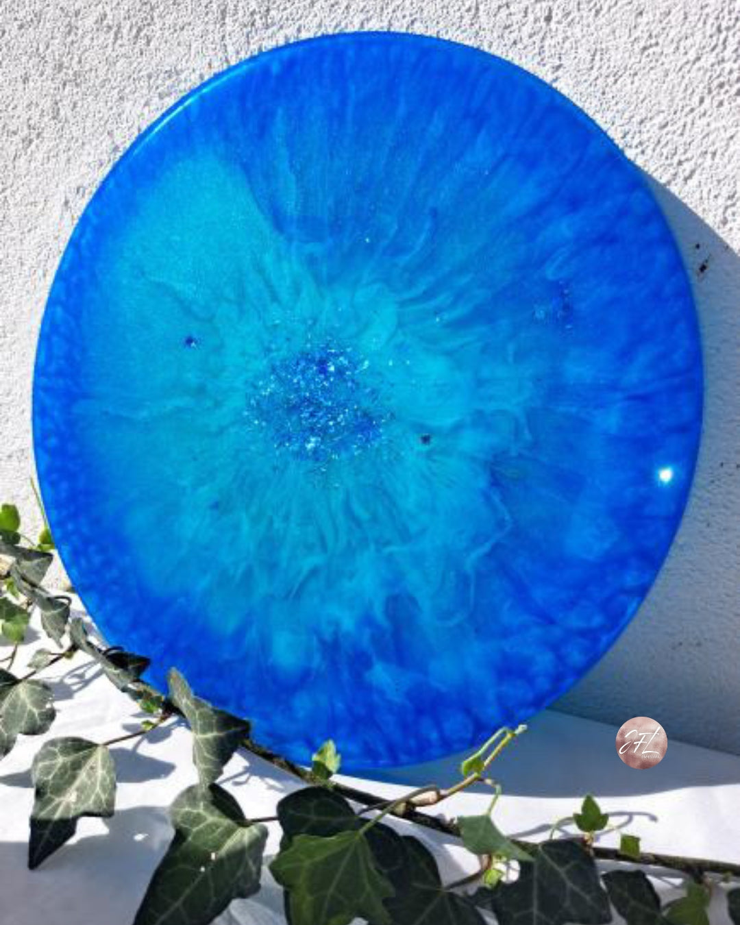 Plateau Bleu & dessous de verres